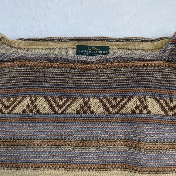 Ralph Lauren Aztec linen knitted sleeveless top - Picture 3 of 5